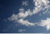 Photo Texture of Blue Clouded Clouds